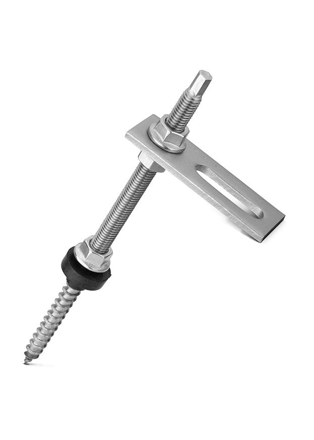 Stockschraube M10X200 inkl. Montageplatte