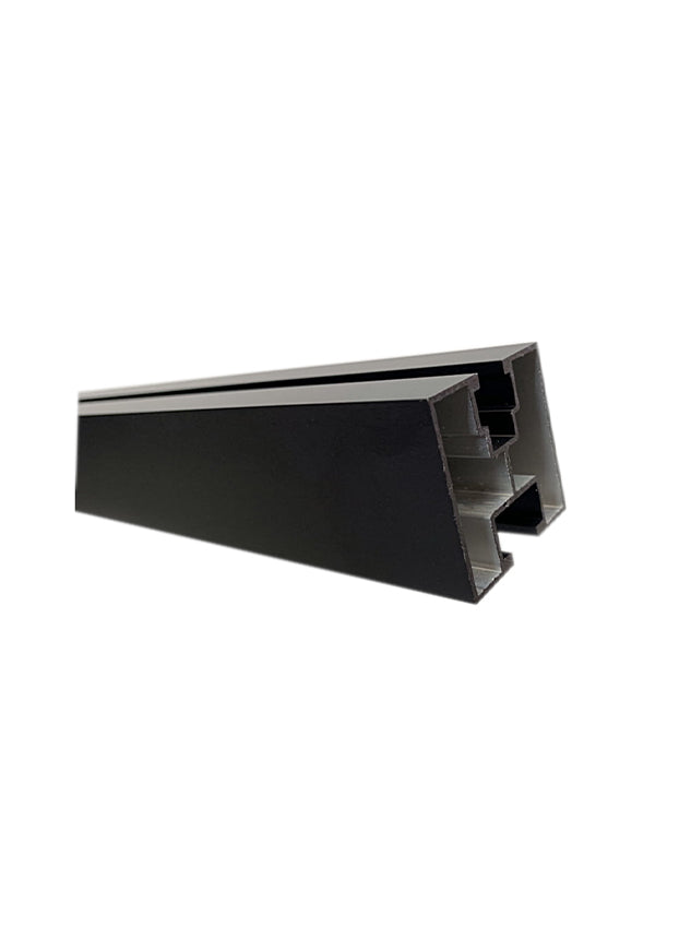 Montageprofil Schiene Alu 40X40mm 2,20Meter schwarz