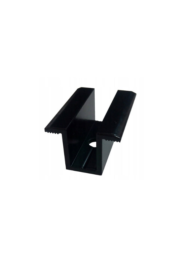Mittelklemme schwarz universal